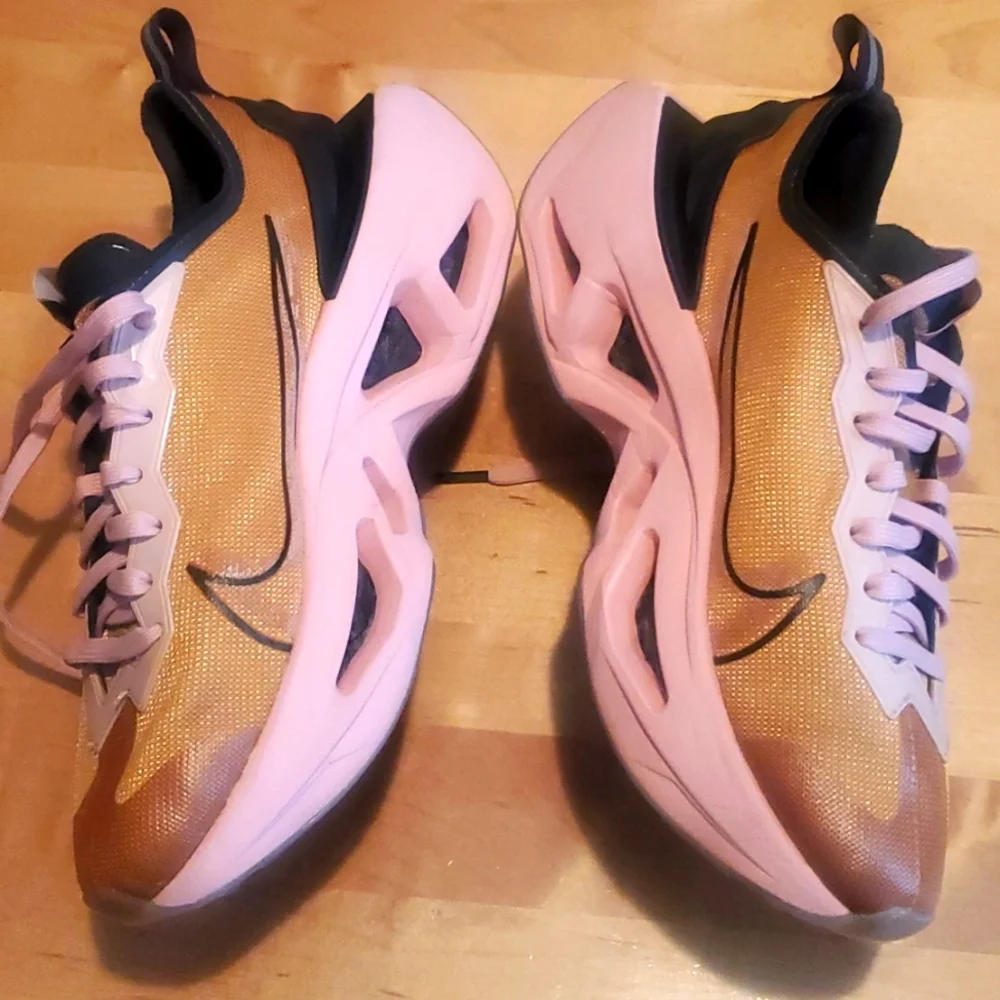 Nike ZoomX Vista Grind 'Gold' BQ4800-701 Women’s Sz 6 Sneakers Coral Pink - Picture 4 of 12